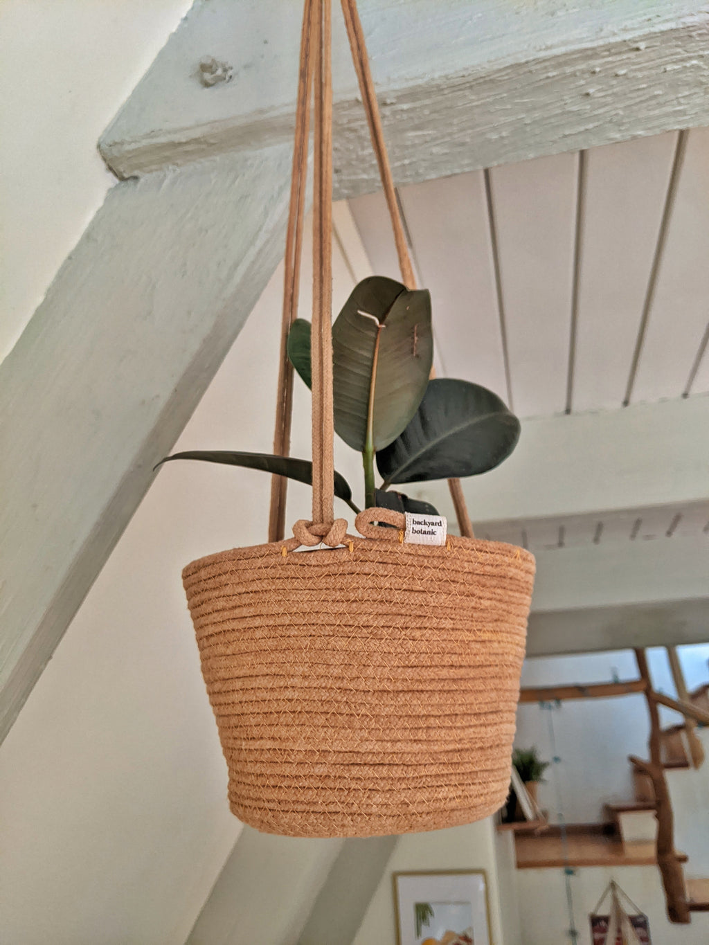 Rope Plant Hanger - Terracotta